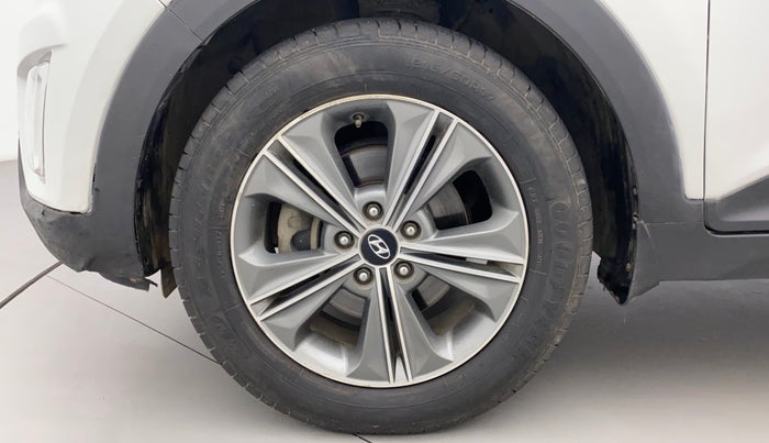 2018 Hyundai Creta SX PLUS AT 1.6 PETROL, Petrol, Automatic, 79,665 km, Left Front Wheel