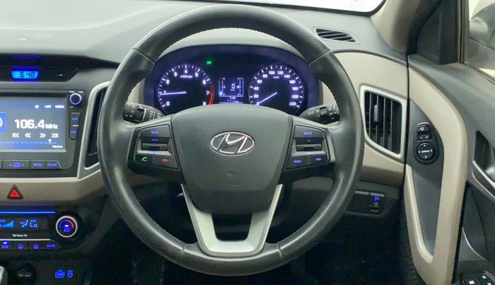 2018 Hyundai Creta SX PLUS AT 1.6 PETROL, Petrol, Automatic, 79,665 km, Steering Wheel Close Up