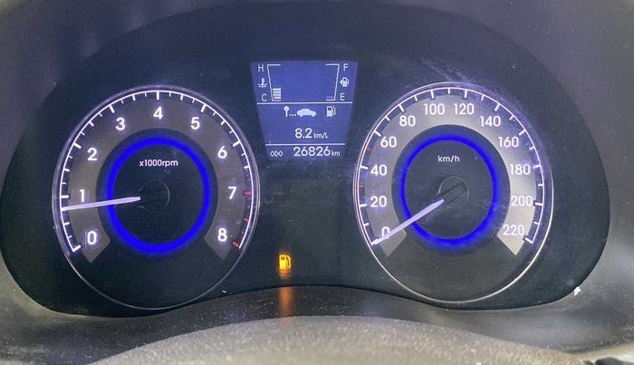 2015 Hyundai Verna FLUIDIC 4S 1.6 VTVT S(O), Petrol, Manual, 26,797 km, Odometer Image