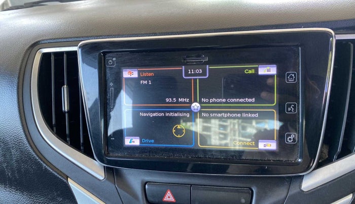 2018 Maruti Baleno ALPHA CVT PETROL 1.2, Petrol, Automatic, 57,292 km, Infotainment system - GPS Card not working/missing