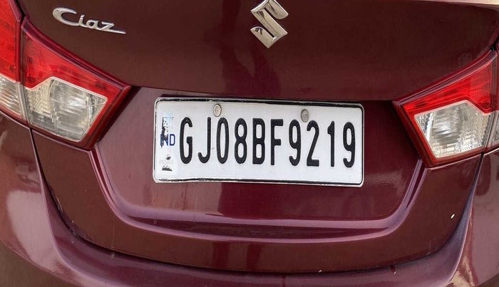2017 Maruti Ciaz DELTA 1.4 MT PETROL, Petrol, Manual, 86,044 km, Dicky (Boot door) - Slightly rusted