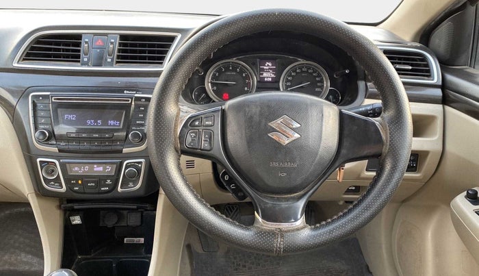 2017 Maruti Ciaz DELTA 1.4 MT PETROL, Petrol, Manual, 86,044 km, Steering Wheel Close Up