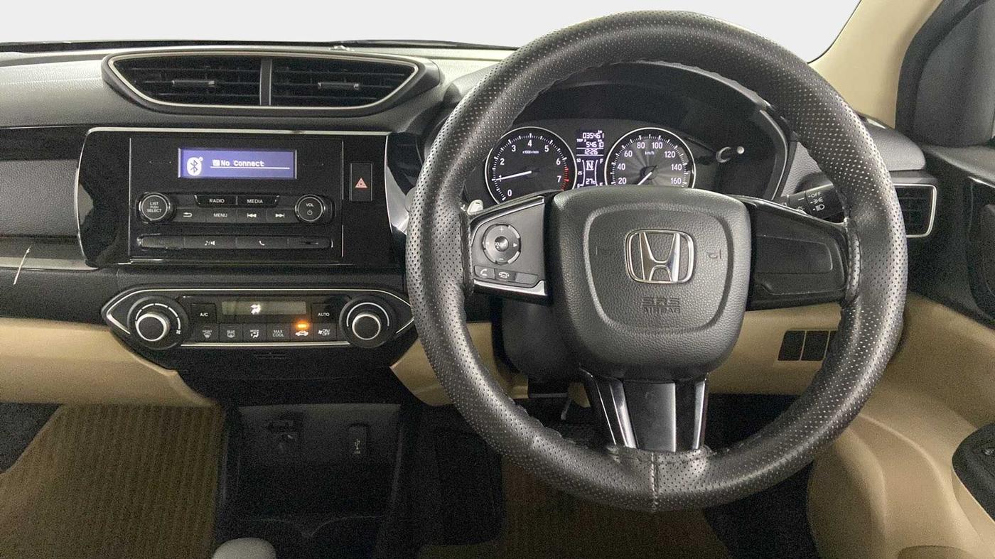 2019 Honda Amaze 1.2L I-VTEC V CVT, Petrol, Automatic, 35,459 km, Steering Wheel Close Up