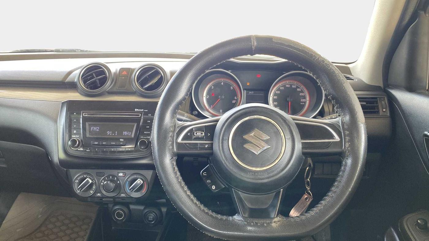 2018 Maruti Swift VDI, Diesel, Manual, 83,800 km, Steering Wheel Close Up
