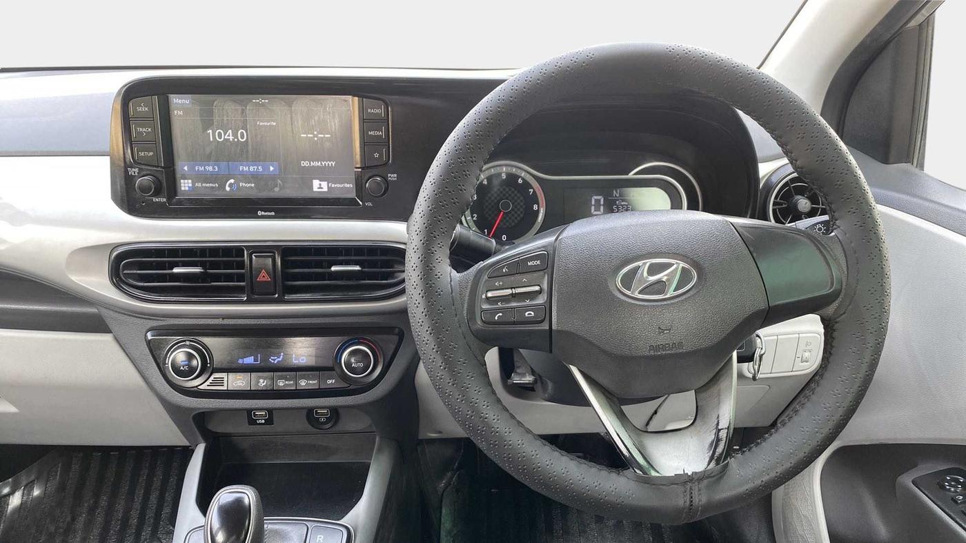 2019 Hyundai GRAND I10 NIOS SPORTZ AMT 1.2 KAPPA VTVT, Petrol, Automatic, 86,551 km, Steering Wheel Close Up