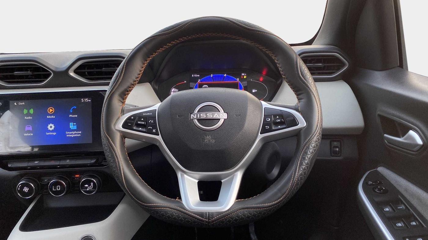 2021 Nissan MAGNITE XV MT, Petrol, Manual, 5,371 km, Steering Wheel Close Up