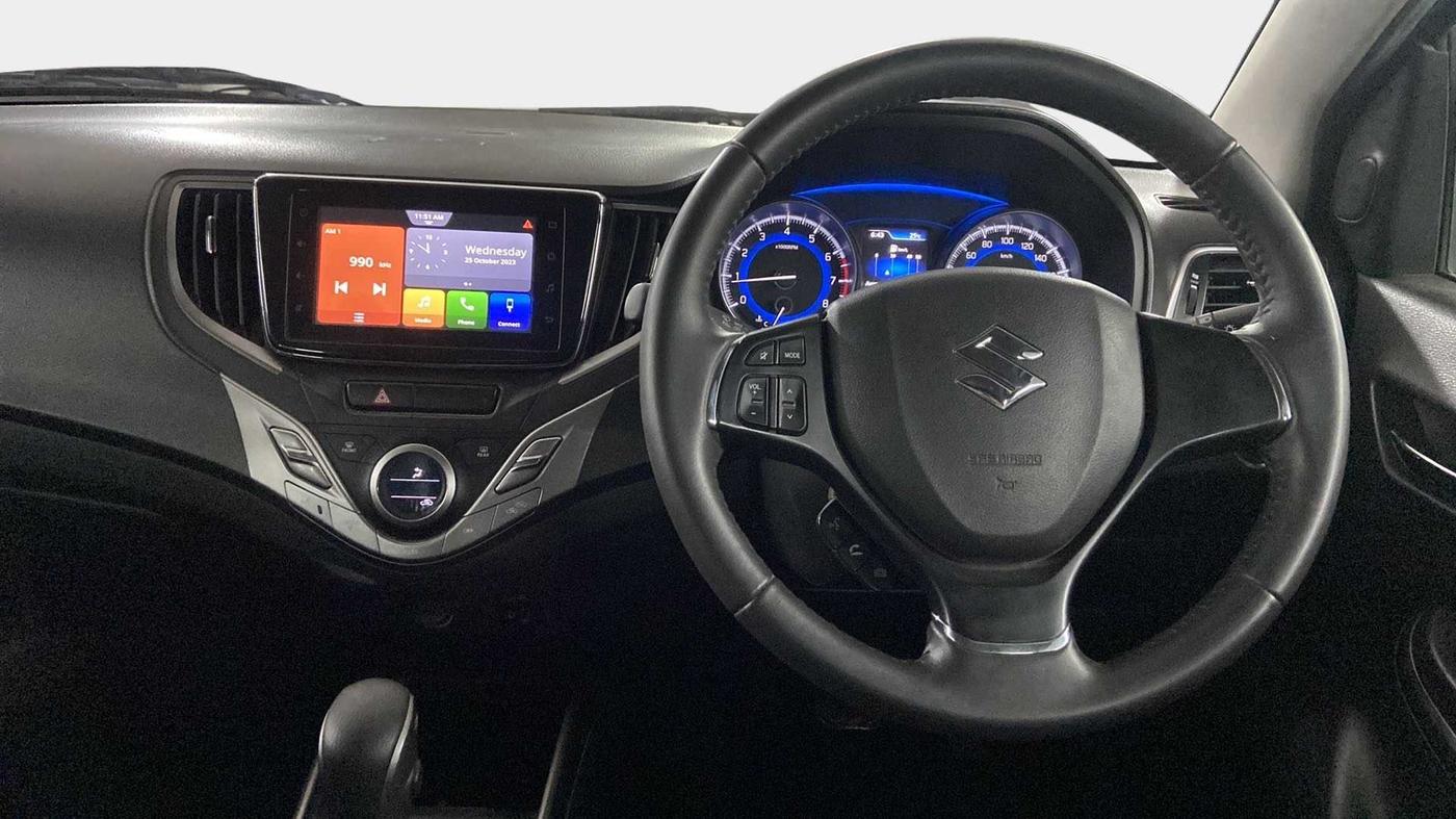 2019 Maruti Baleno ALPHA CVT PETROL 1.2, Petrol, Automatic, 47,503 km, Steering Wheel Close Up