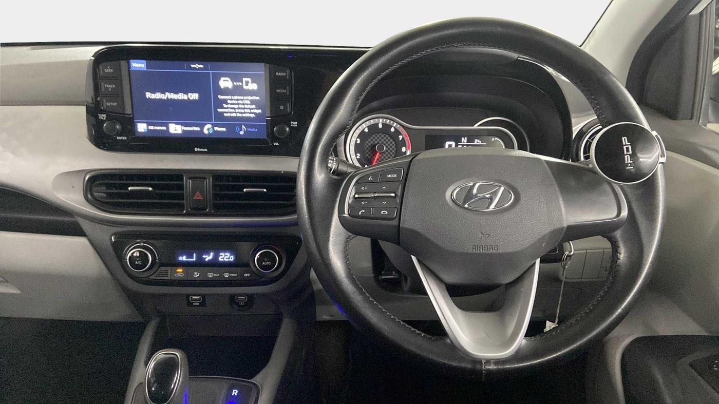 2020 Hyundai GRAND I10 NIOS SPORTZ AMT 1.2 KAPPA VTVT, Petrol, Automatic, 36,645 km, Steering Wheel Close Up