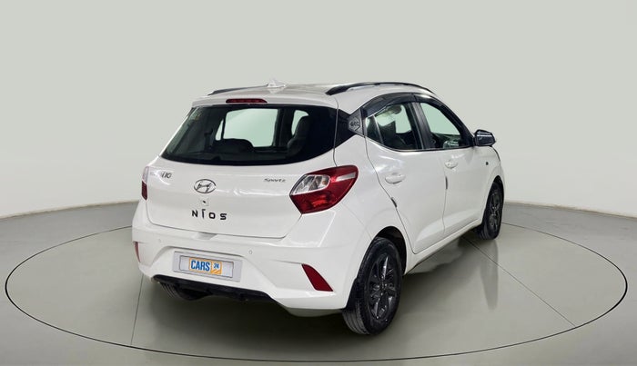 2020 Hyundai GRAND I10 NIOS SPORTZ AMT 1.2 KAPPA VTVT, Petrol, Automatic, 36,645 km, Right Back Diagonal