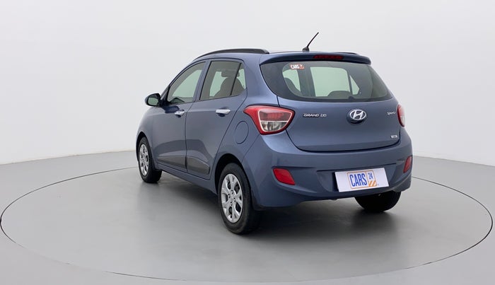 2014 Hyundai Grand i10 SPORTZ 1.2 KAPPA VTVT, Petrol, Manual, 62,513 km, Left Back Diagonal