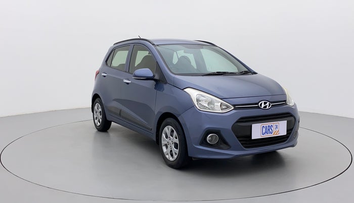 2014 Hyundai Grand i10 SPORTZ 1.2 KAPPA VTVT, Petrol, Manual, 62,513 km, Right Front Diagonal