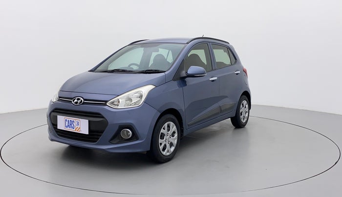 2014 Hyundai Grand i10 SPORTZ 1.2 KAPPA VTVT, Petrol, Manual, 62,513 km, Left Front Diagonal