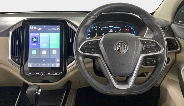 2021 MG HECTOR SHARP 1.5 DCT PETROL, Petrol, Automatic, 29,600 km, Steering Wheel Close Up