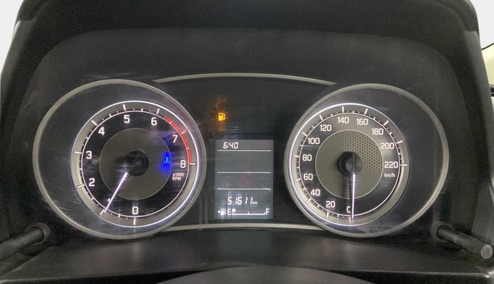 2017 Maruti Dzire VXI, Petrol, Manual, 51,610 km, Odometer Image