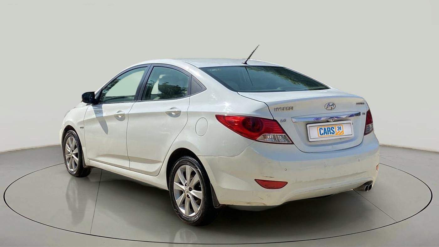 2013 Hyundai Verna FLUIDIC 1.6 VTVT SX, Petrol, Manual, 77,933 km, Left Back Diagonal