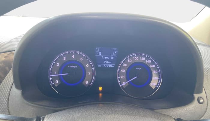 2013 Hyundai Verna FLUIDIC 1.6 VTVT SX, Petrol, Manual, 77,933 km, Odometer Image