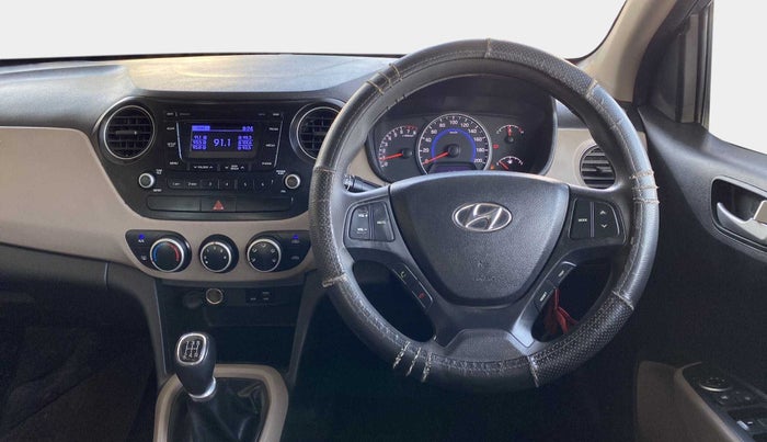 2016 Hyundai Grand i10 SPORTZ 1.2 KAPPA VTVT, Petrol, Manual, 58,865 km, Steering Wheel Close Up