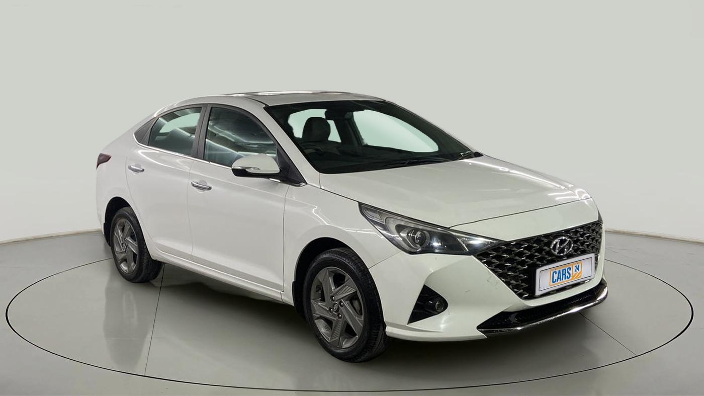 2021 Hyundai Verna SX 1.5 VTVT IVT, Petrol, Automatic, 17,138 km, Right Front Diagonal