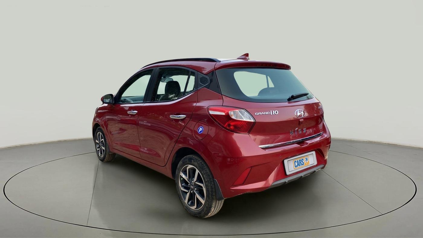 2021 Hyundai GRAND I10 NIOS ASTA AMT 1.2 KAPPA VTVT, Petrol, Automatic, 12,287 km, Left Back Diagonal