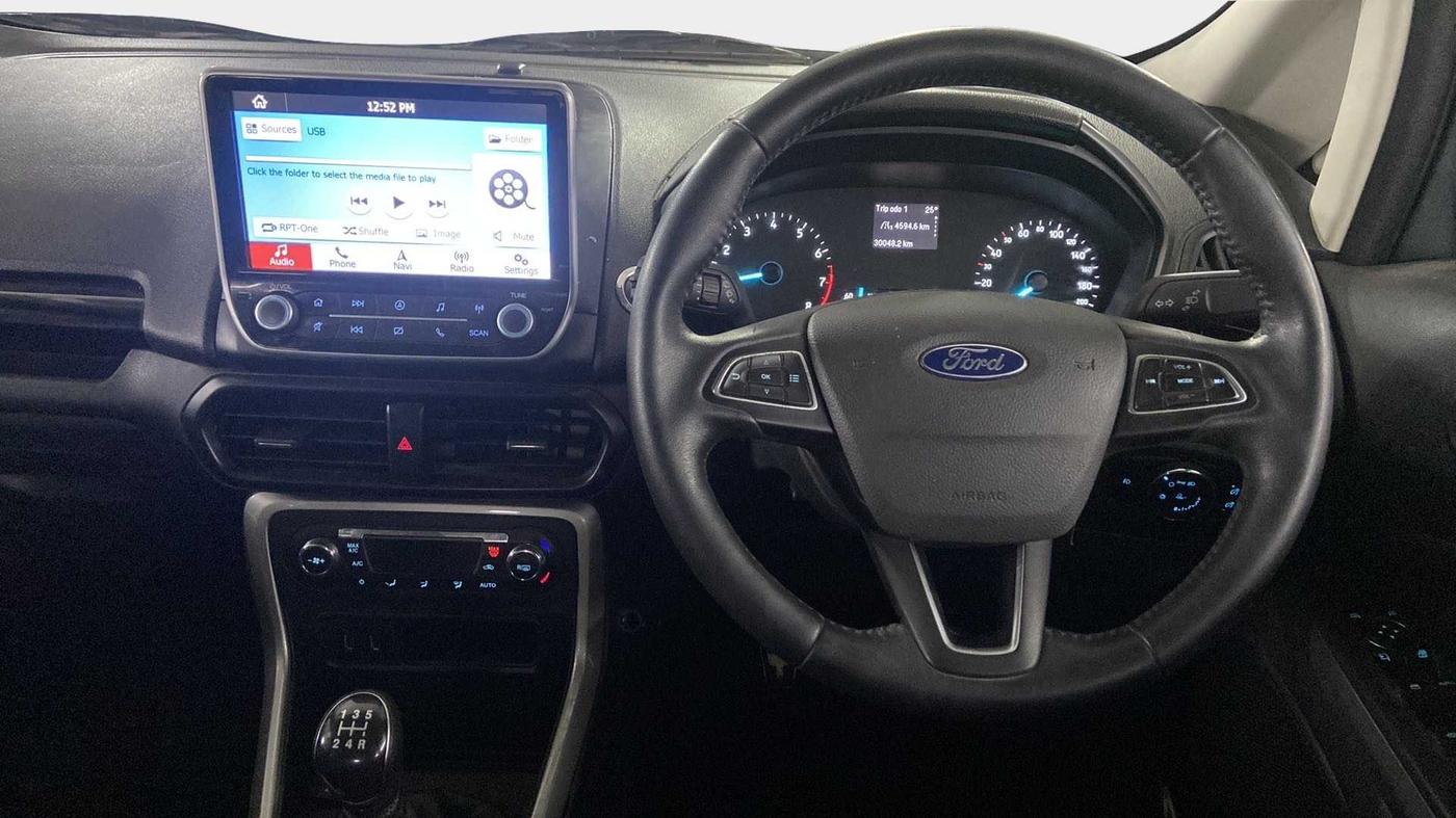 2018 Ford Ecosport TITANIUM 1.5L PETROL, Petrol, Manual, 30,121 km, Steering Wheel Close Up