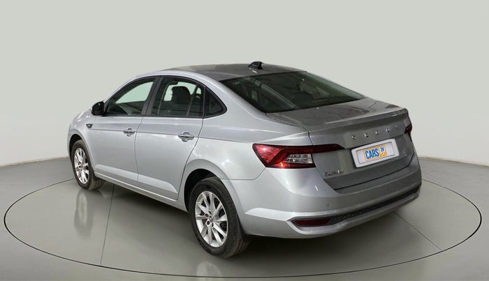 2022 Skoda SLAVIA AMBITION 1.0L TSI AT, Petrol, Automatic, 12,509 km, Left Back Diagonal