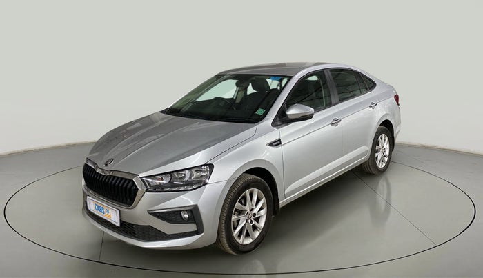 2022 Skoda SLAVIA AMBITION 1.0L TSI AT, Petrol, Automatic, 12,509 km, Left Front Diagonal