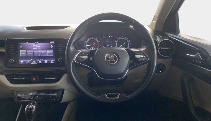 2022 Skoda SLAVIA AMBITION 1.0L TSI AT, Petrol, Automatic, 12,509 km, Steering Wheel Close Up