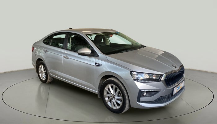 2022 Skoda SLAVIA AMBITION 1.0L TSI AT, Petrol, Automatic, 12,509 km, Right Front Diagonal