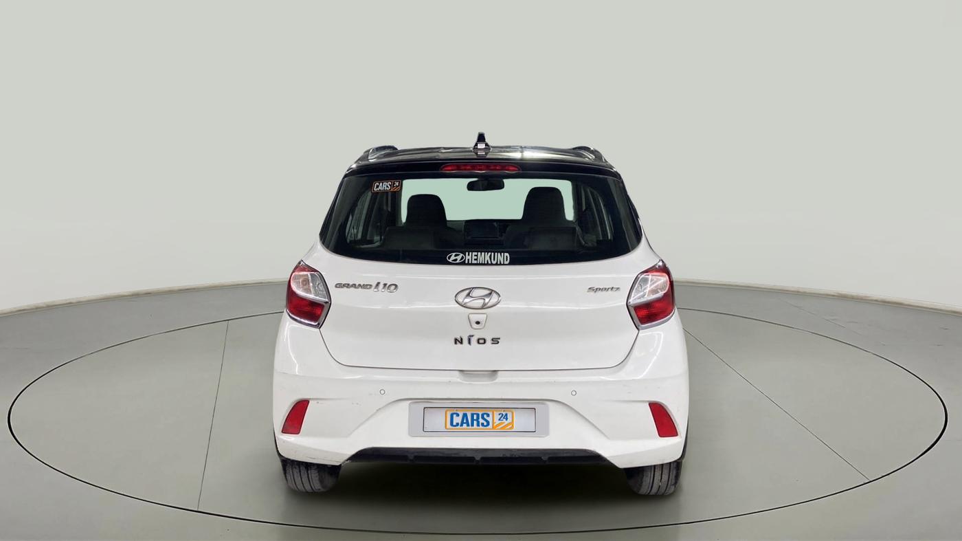 2019 Hyundai GRAND I10 NIOS SPORTZ 1.2 KAPPA VTVT DUAL TONE, Petrol, Manual, 19,586 km, Back/Rear