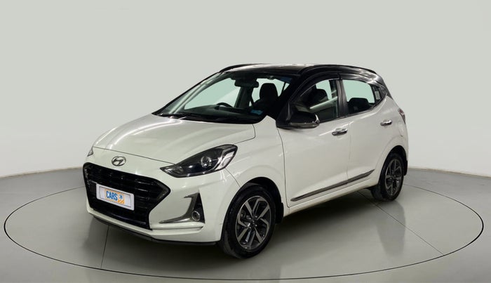 2019 Hyundai GRAND I10 NIOS SPORTZ 1.2 KAPPA VTVT DUAL TONE, Petrol, Manual, 19,586 km, Left Front Diagonal