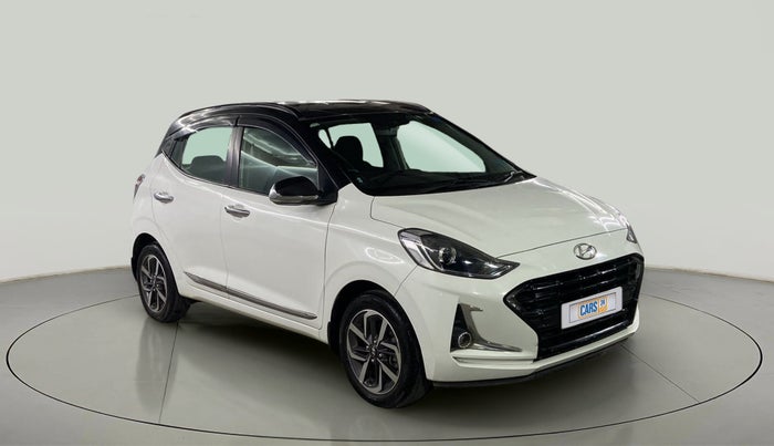 2019 Hyundai GRAND I10 NIOS SPORTZ 1.2 KAPPA VTVT DUAL TONE, Petrol, Manual, 19,586 km, Right Front Diagonal