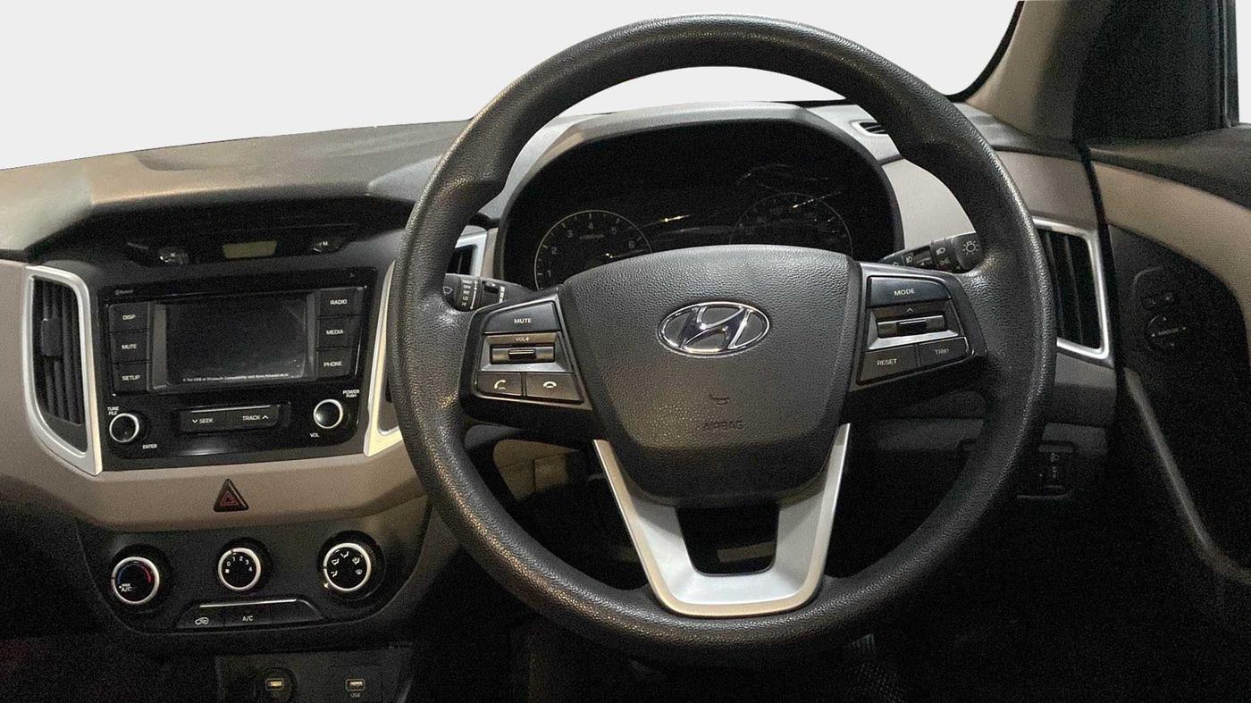 2019 Hyundai Creta EX 1.6 PETROL, Petrol, Manual, 24,484 km, Steering Wheel Close Up