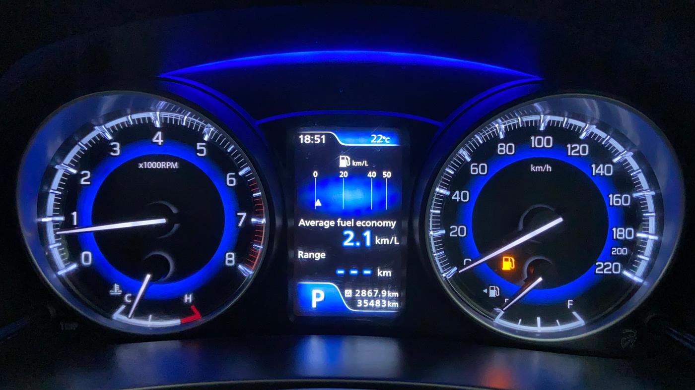 2020 Toyota Glanza V CVT, Petrol, Automatic, 35,636 km, Odometer Image