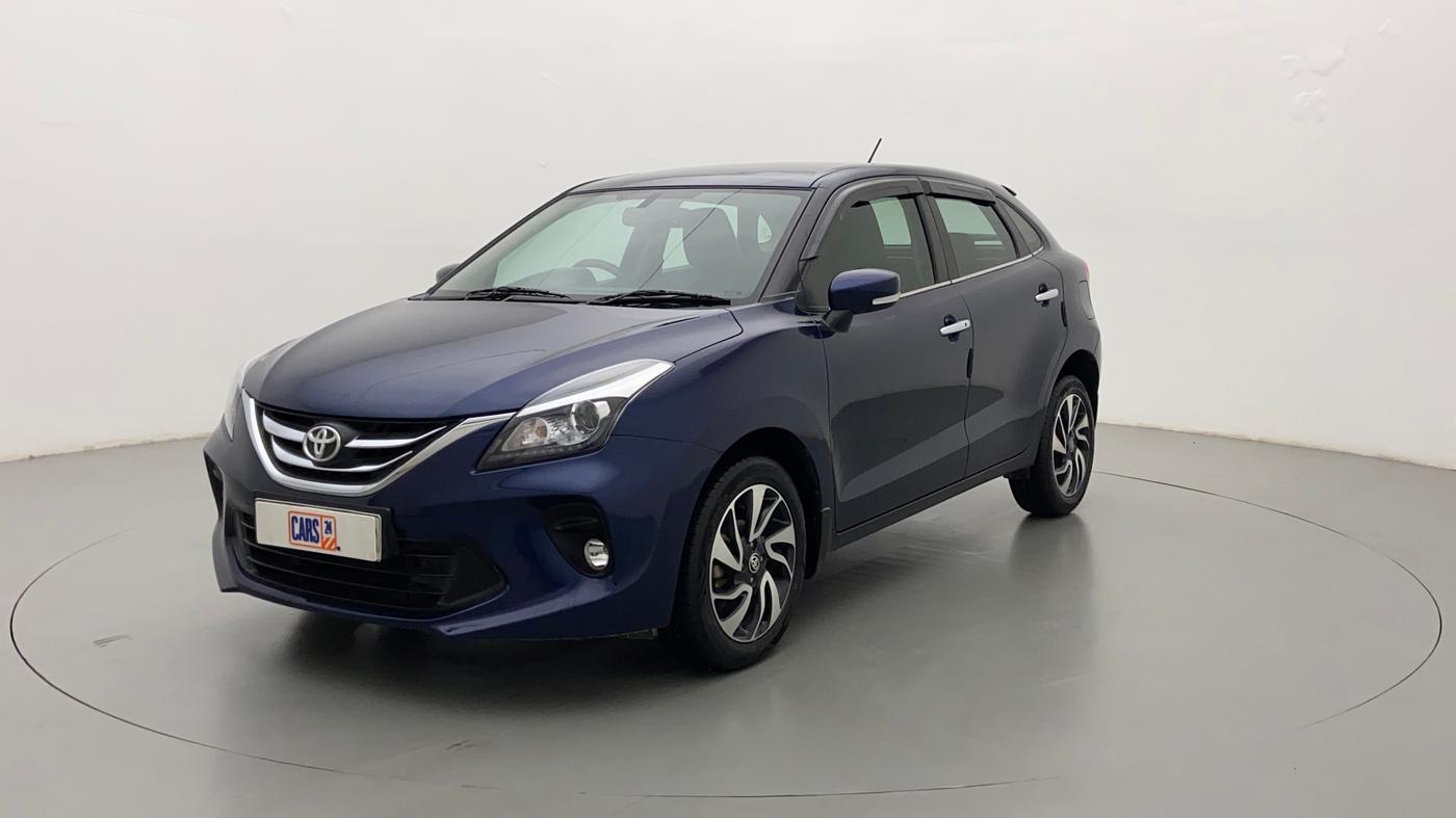 2020 Toyota Glanza V CVT, Petrol, Automatic, 35,636 km, Left Front Diagonal