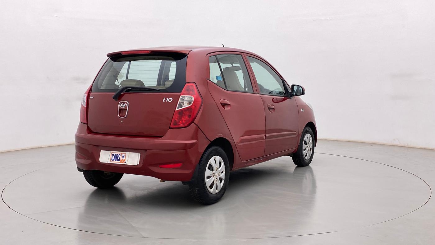 2013 Hyundai i10 SPORTZ 1.2 AT, Petrol, Automatic, 78,272 km, Right Back Diagonal
