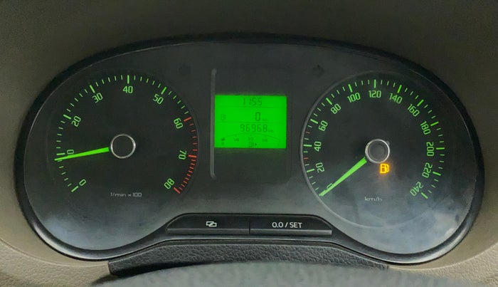 2013 Skoda Rapid ELEGANCE 1.6 MPI MT, Petrol, Manual, 96,965 km, Odometer Image