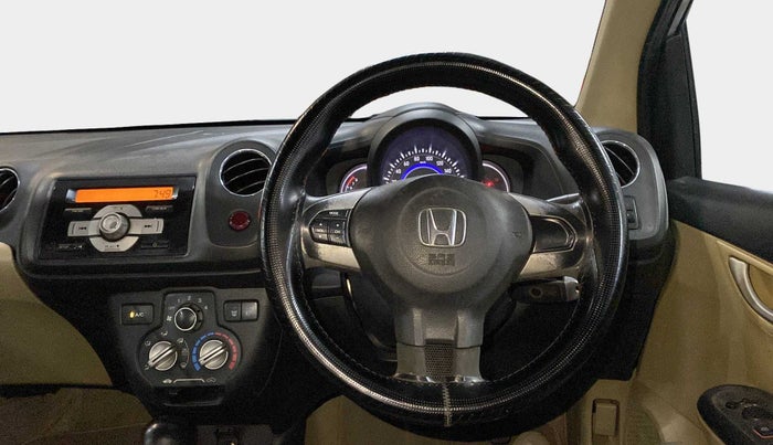 2015 Honda Brio VX AT, Petrol, Automatic, 70,049 km, Steering Wheel Close Up