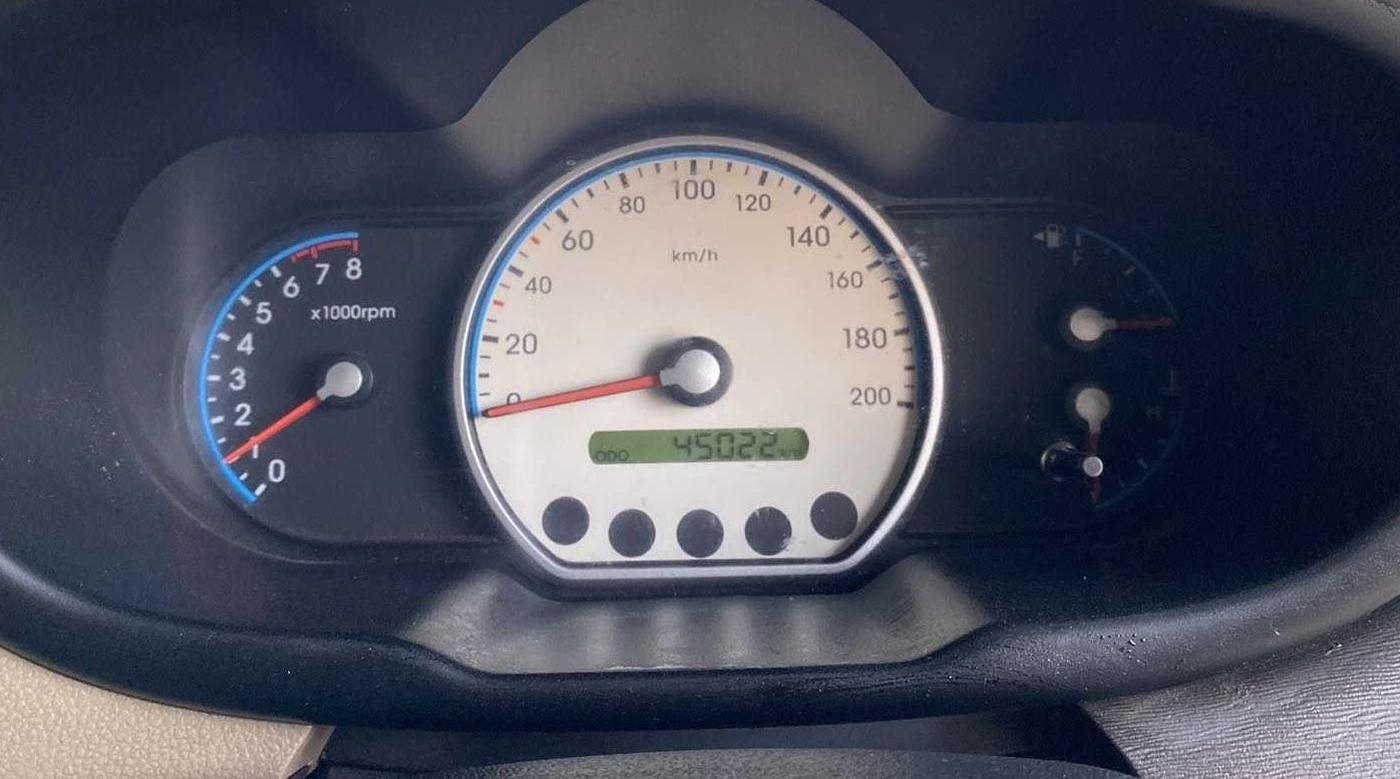 2010 Hyundai i10 MAGNA 1.2, Petrol, Manual, 45,011 km, Odometer Image