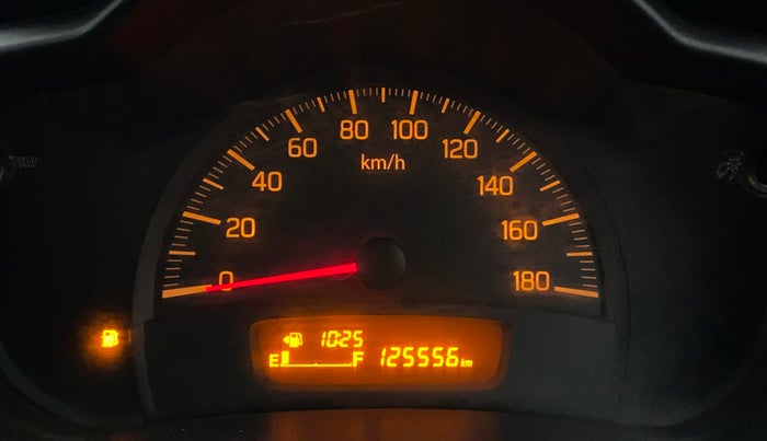 2014 Maruti Celerio VXI, Petrol, Manual, 1,25,649 km, Odometer Image