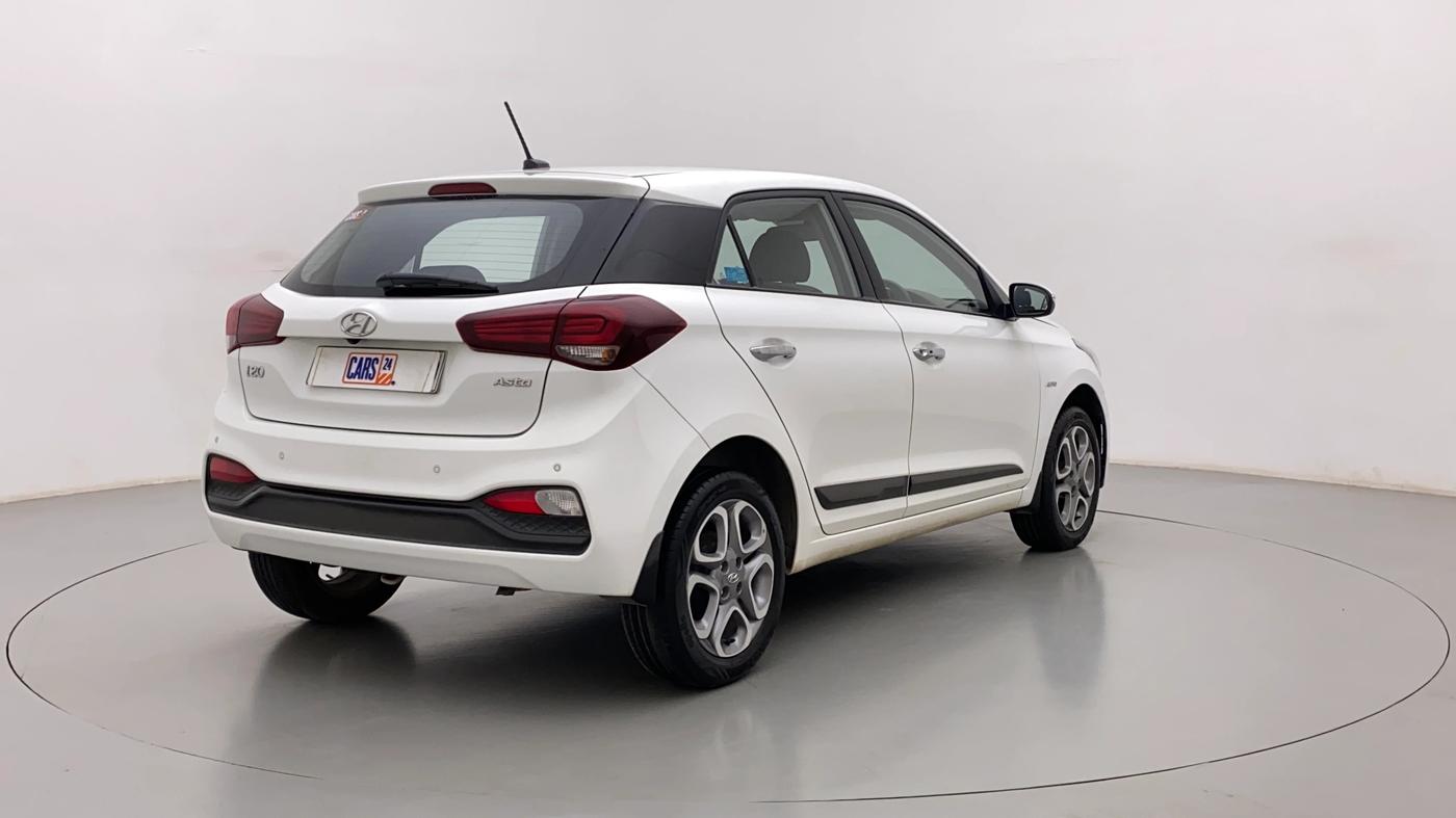 2019 Hyundai Elite i20 ASTA (O) CVT, Petrol, Automatic, 10,127 km, Right Back Diagonal