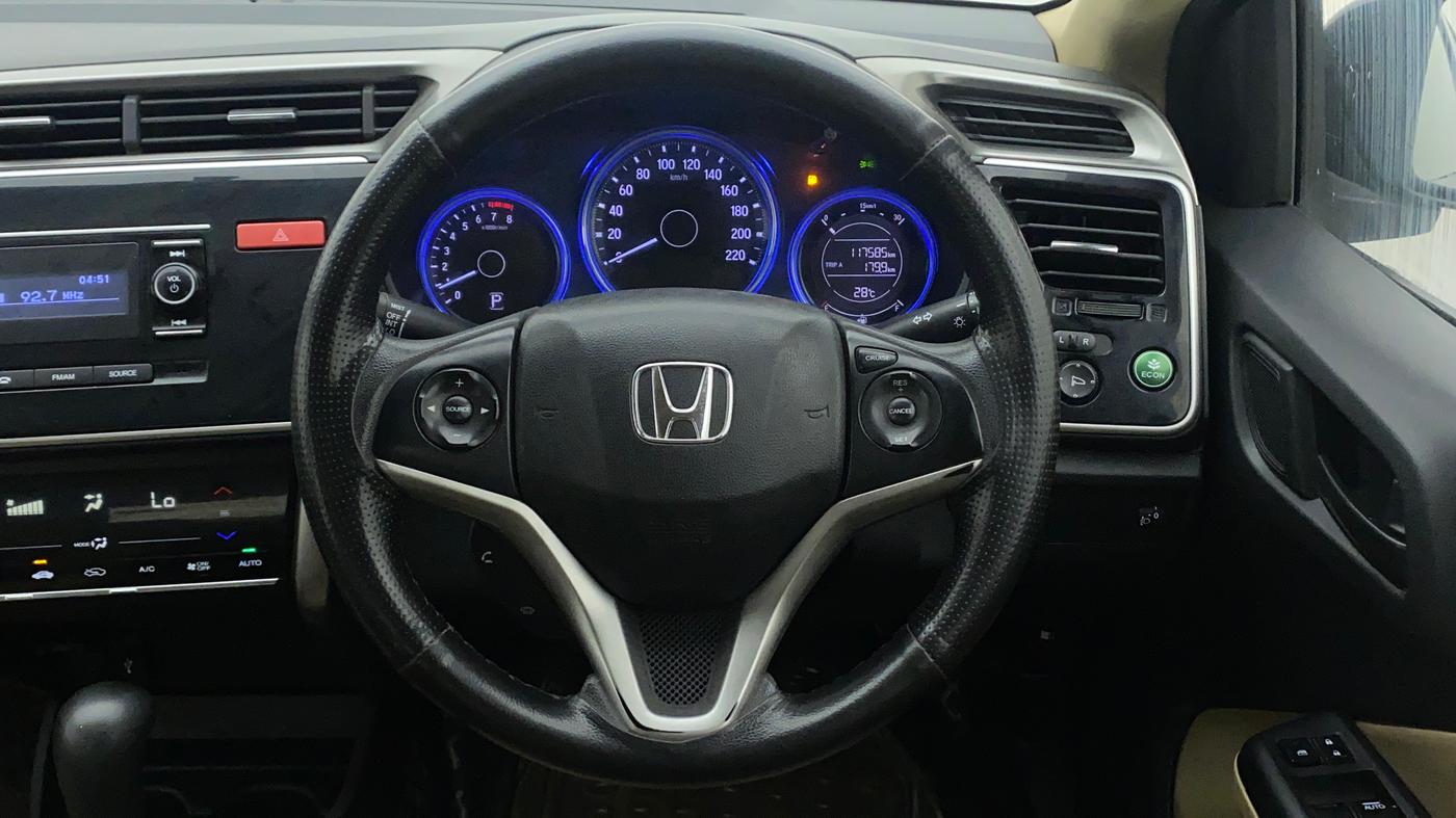 2015 Honda City 1.5L I-VTEC SV CVT, Petrol, Automatic, 1,17,643 km, Steering Wheel Close Up