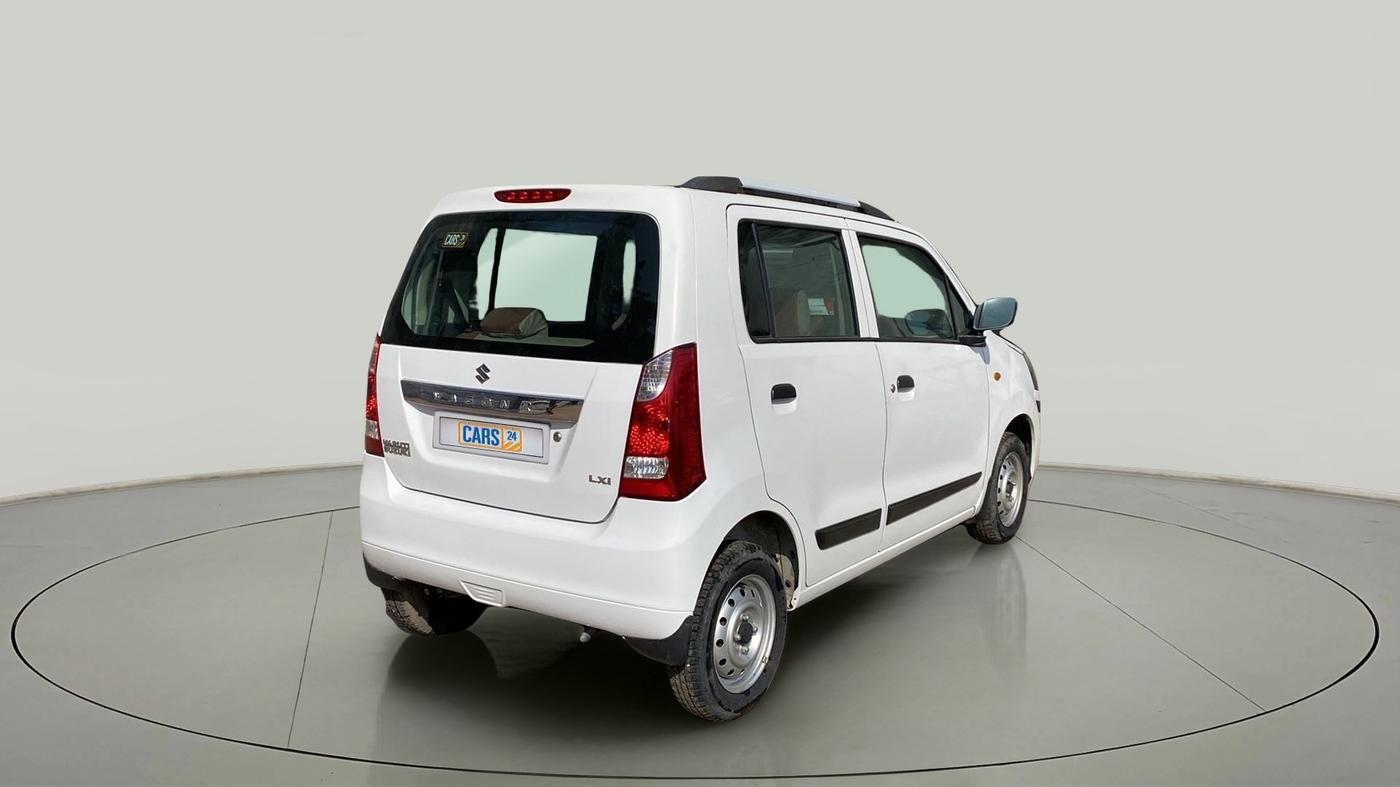 2015 Maruti Wagon R 1.0 LXI, Petrol, Manual, 44,237 km, Right Back Diagonal