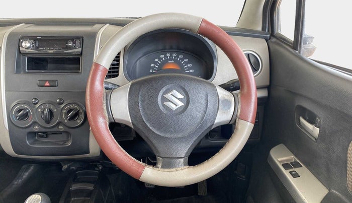 2015 Maruti Wagon R 1.0 LXI, Petrol, Manual, 44,237 km, Steering Wheel Close Up