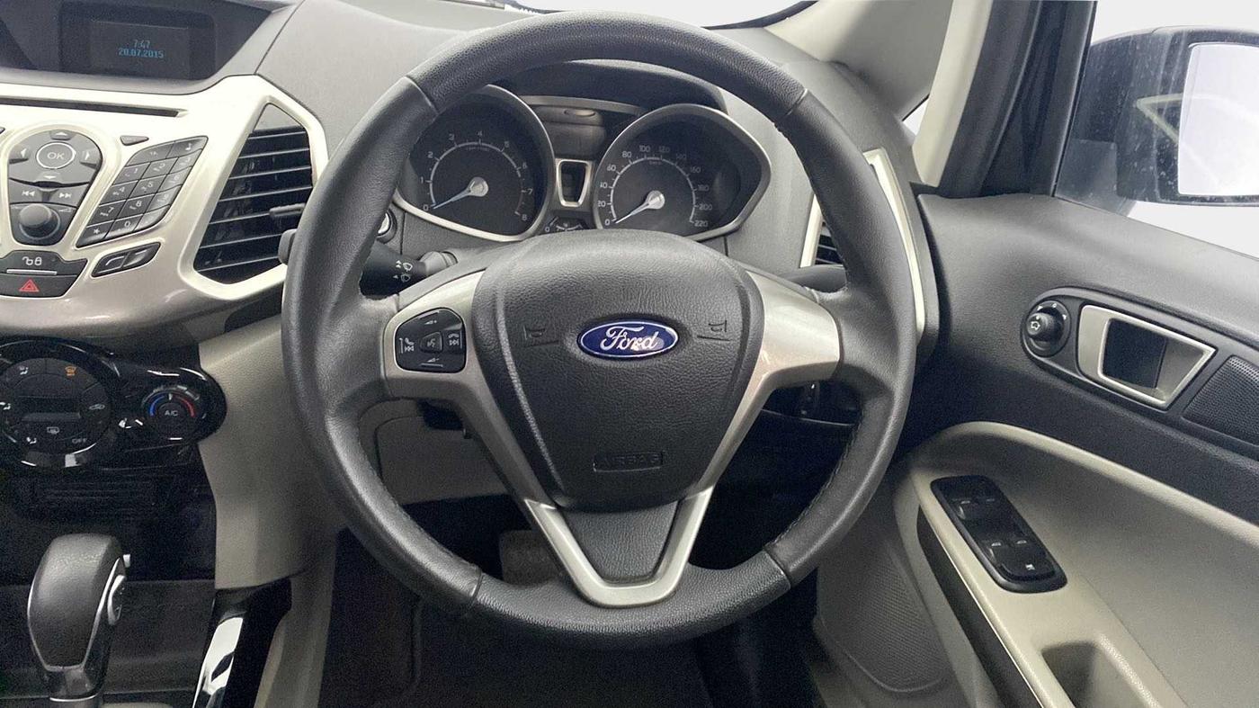 2017 Ford Ecosport TITANIUM + 1.5L PETROL AT, Petrol, Automatic, 23,778 km, Steering Wheel Close Up