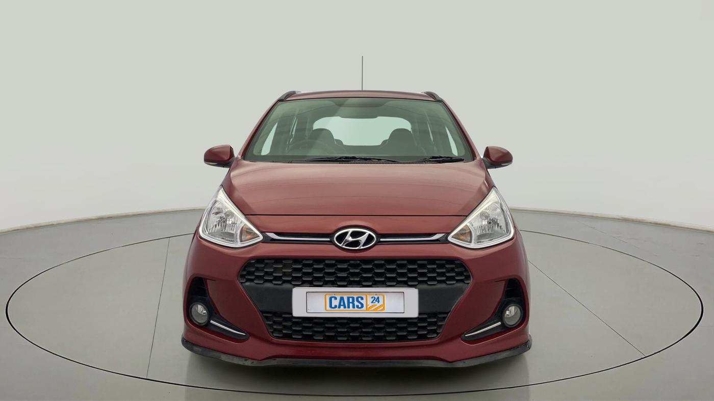 2018 Hyundai Grand i10 SPORTZ (O) AT 1.2 KAPPA VTVT, Petrol, Automatic, 49,452 km, Front