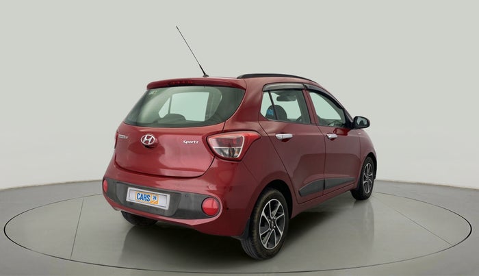 2018 Hyundai Grand i10 SPORTZ (O) AT 1.2 KAPPA VTVT, Petrol, Automatic, 49,452 km, Right Back Diagonal