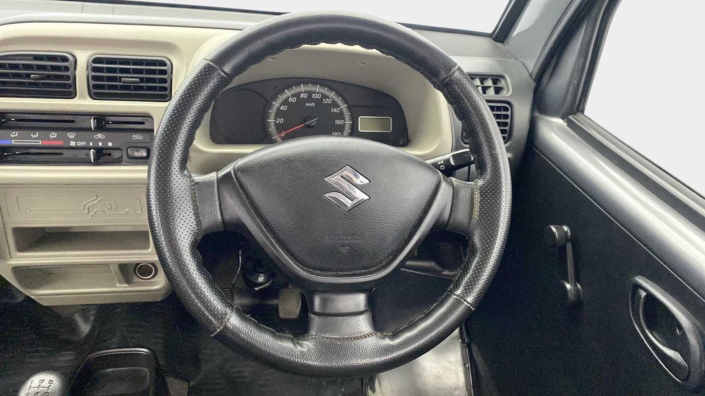 2019 Maruti Eeco 5 STR WITH A/C+HTR, Petrol, Manual, 54,579 km, Steering Wheel Close Up