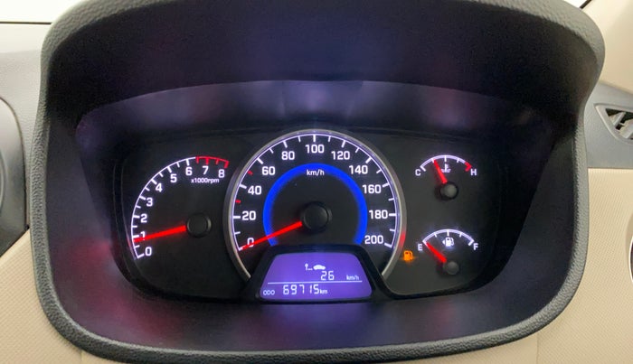 2017 Hyundai Grand i10 SPORTZ (O) 1.2 KAPPA VTVT, Petrol, Manual, 69,671 km, Odometer Image