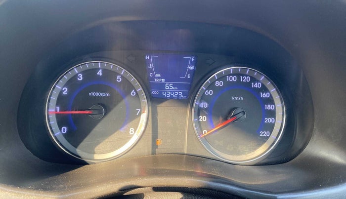 2014 Hyundai Verna FLUIDIC 1.4 VTVT CX, Petrol, Manual, 43,417 km, Odometer Image