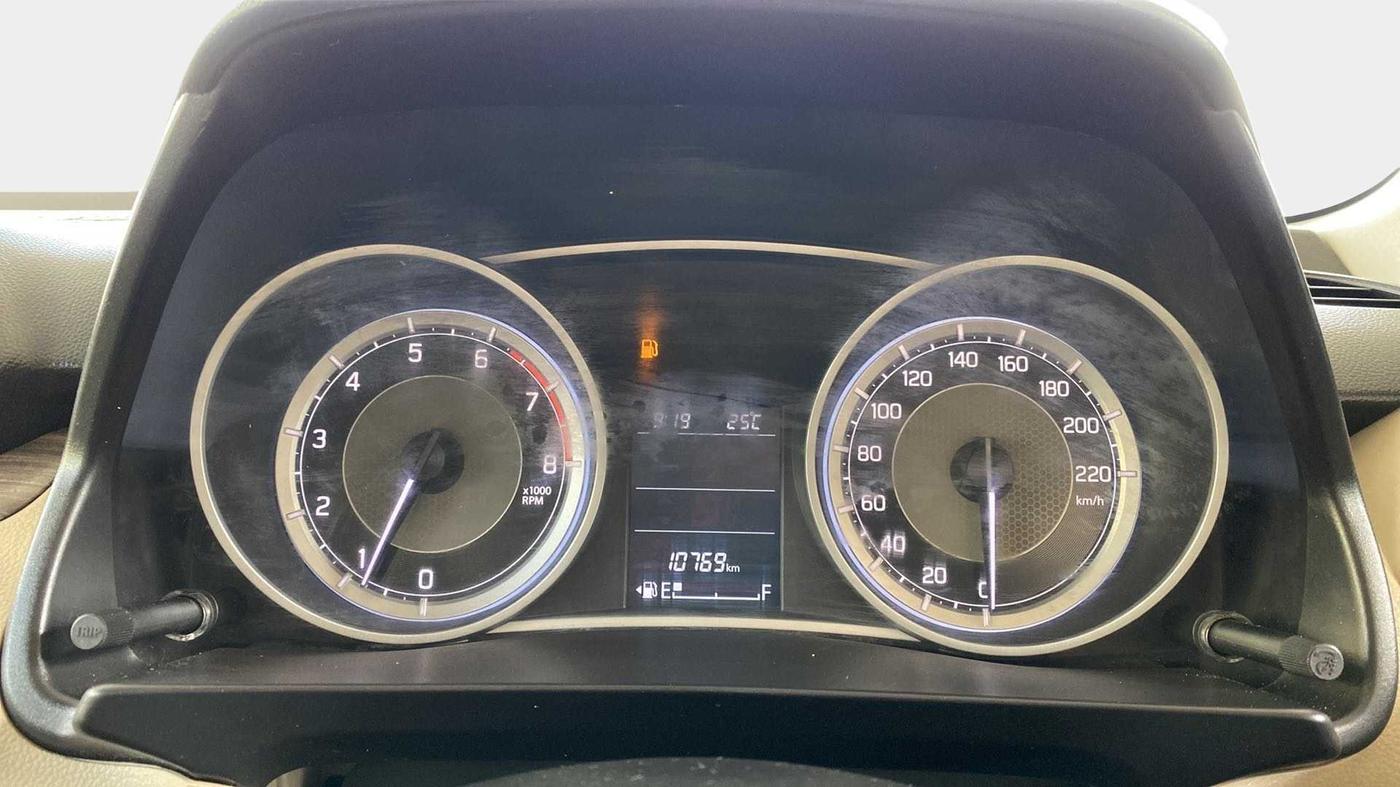 2020 Maruti Dzire ZXI, Petrol, Manual, 10,758 km, Odometer Image